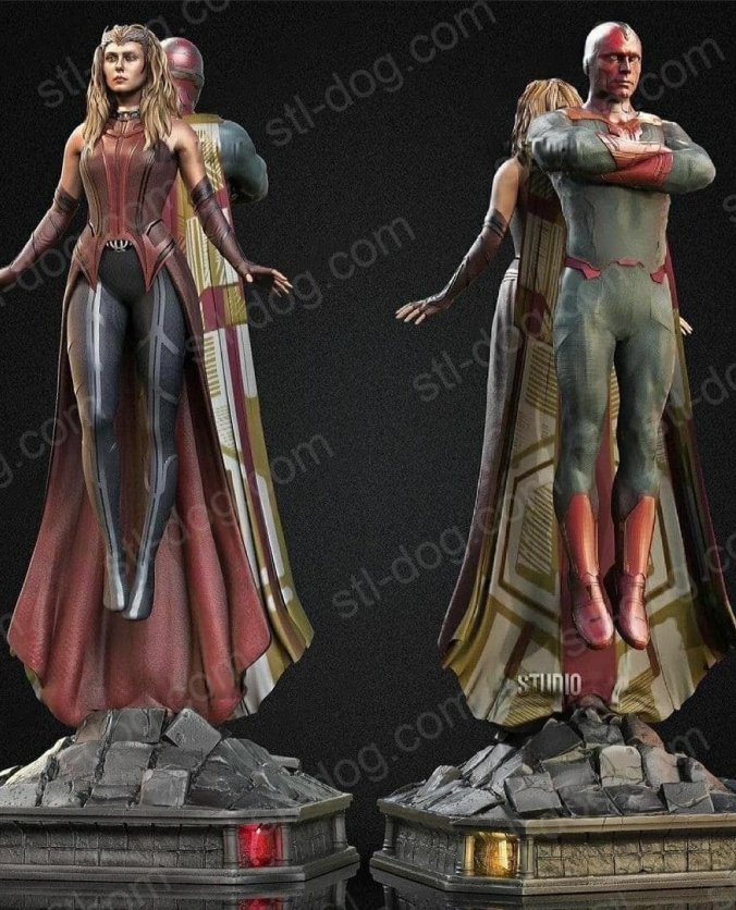 旺达·幻视（Wanda and Vision）3D打印图纸